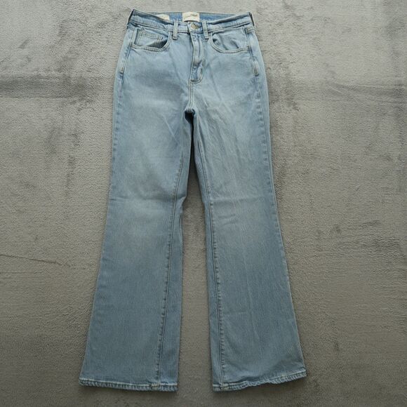 Universal Thread Jeans Women's Size 4S Blue High-Rise Flare Denim 30.5" Inseam - Picture 1 of 16